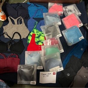 Bombshell Sportswear Gymshark Firm Abs Alphalete Victoria Gym Clothing Lot 1